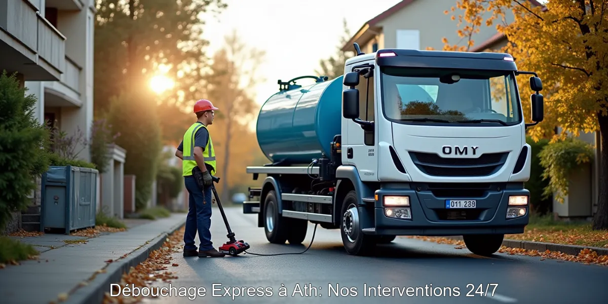 Débouchage Express à Ath: Nos Interventions 24/7