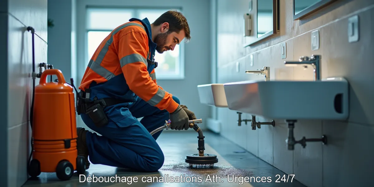 Débouchage canalisations Ath: Urgences 24/7