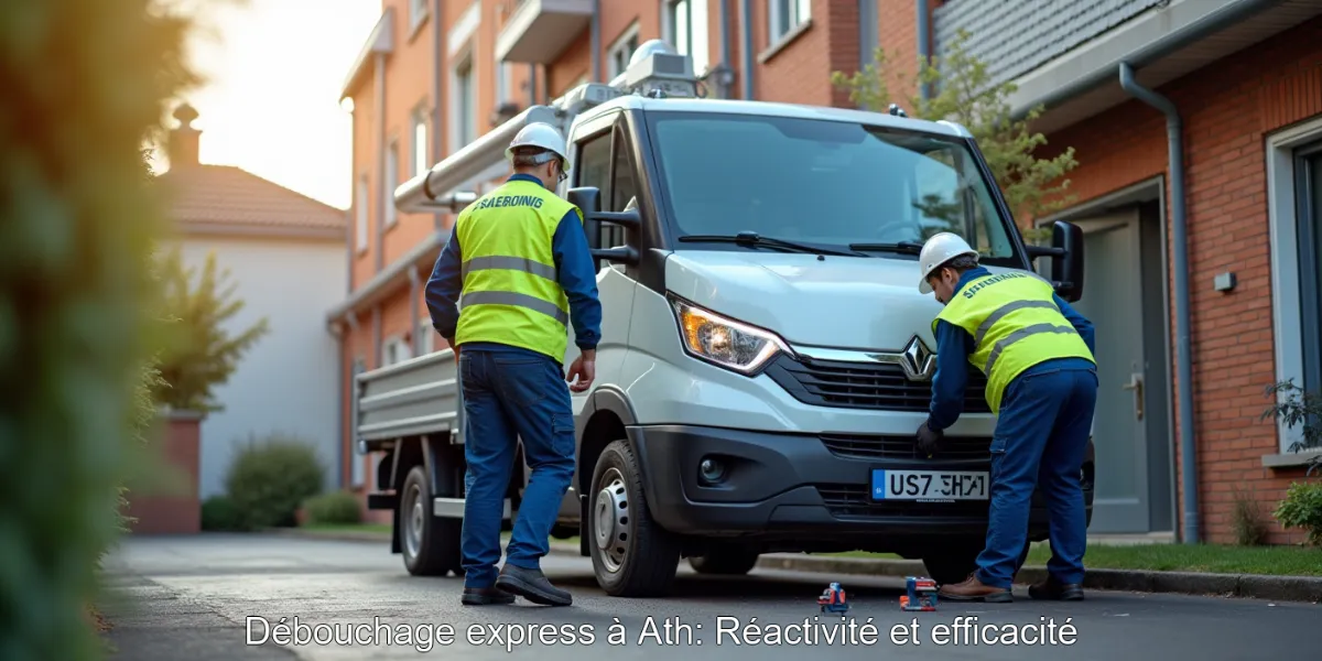 Débouchage express à Ath: Réactivité et efficacité