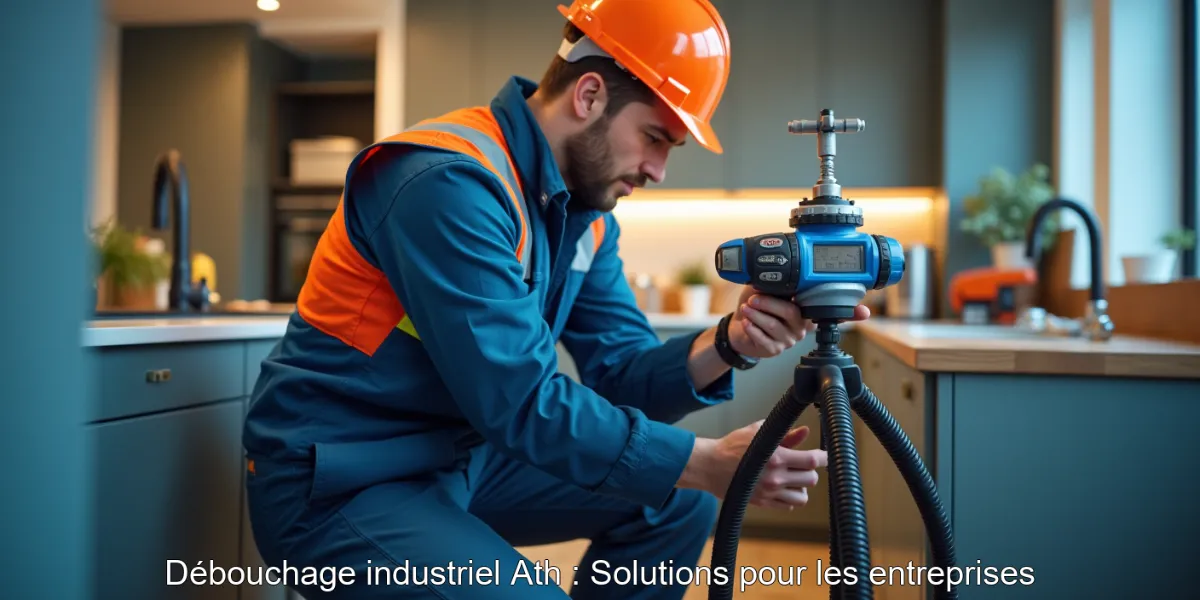 Débouchage industriel Ath : Solutions pour les entreprises