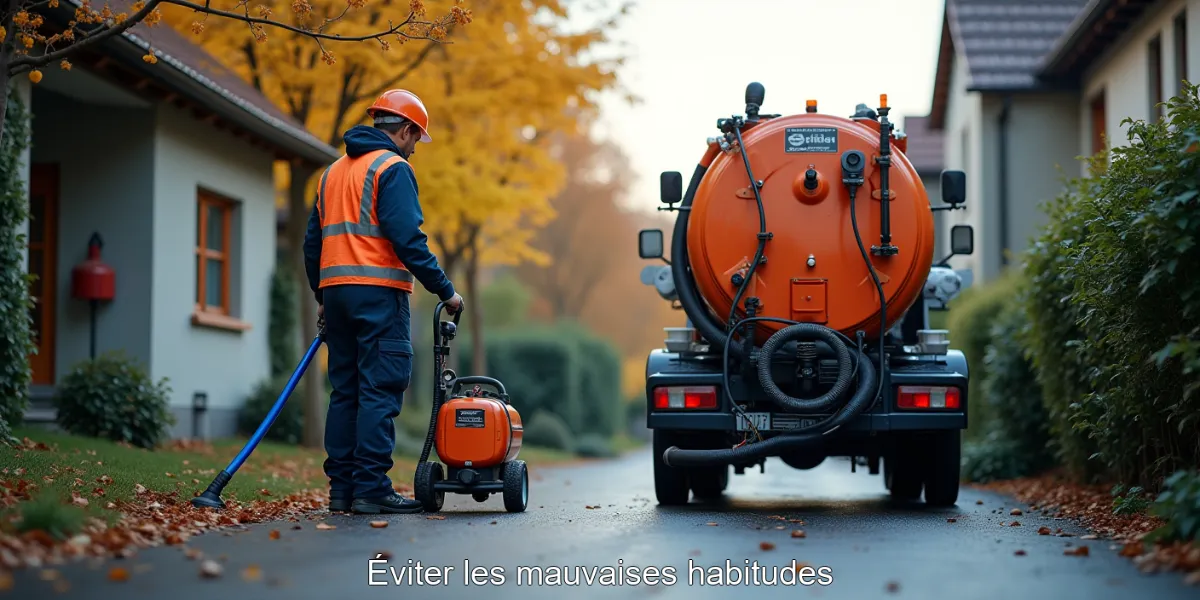 Éviter les mauvaises habitudes