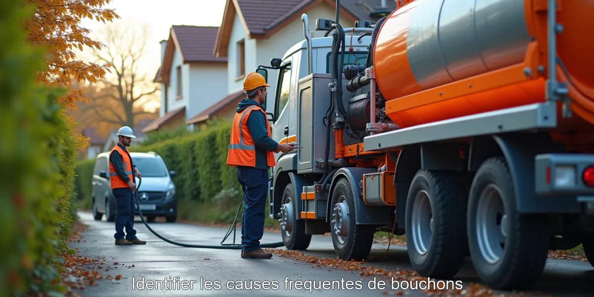 Identifier les causes fréquentes de bouchons