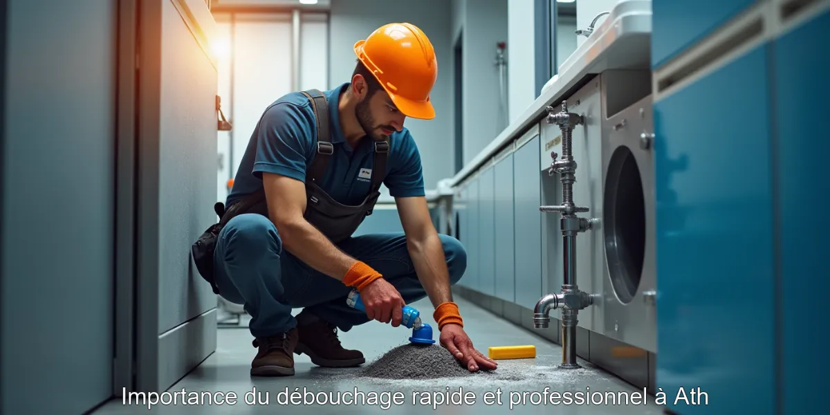Importance du débouchage rapide et professionnel à Ath