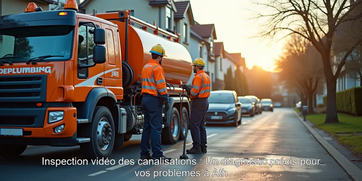 Inspection vidéo des canalisations : Un diagnostic précis pour vos problèmes à Ath