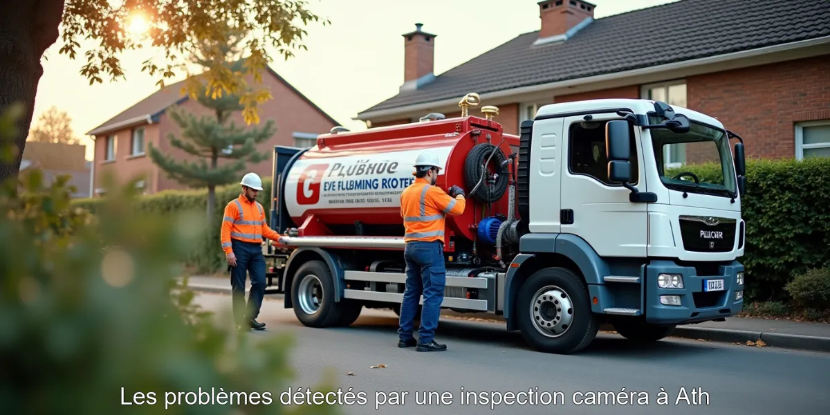 Les problèmes détectés par une inspection caméra à Ath