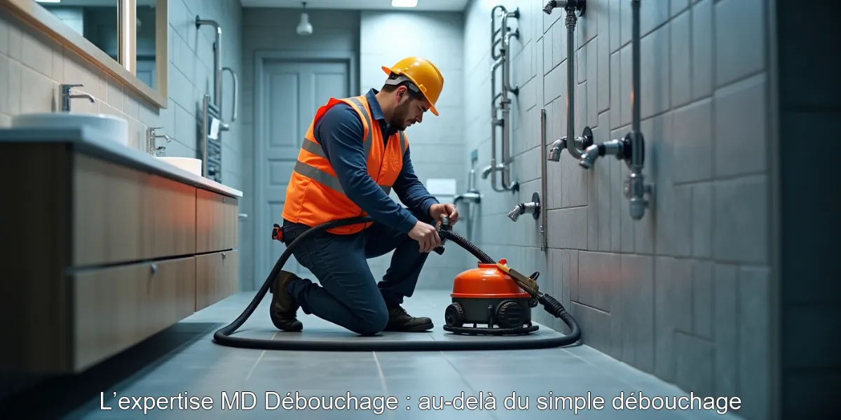 L’expertise MD Débouchage : au-delà du simple débouchage