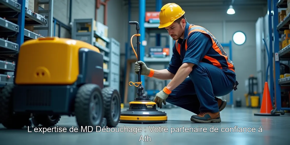L’expertise de MD Débouchage : Votre partenaire de confiance à Ath