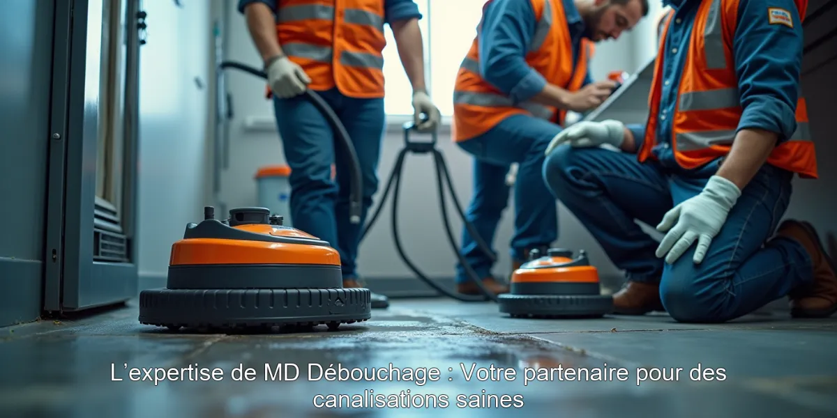 L’expertise de MD Débouchage : Votre partenaire pour des canalisations saines