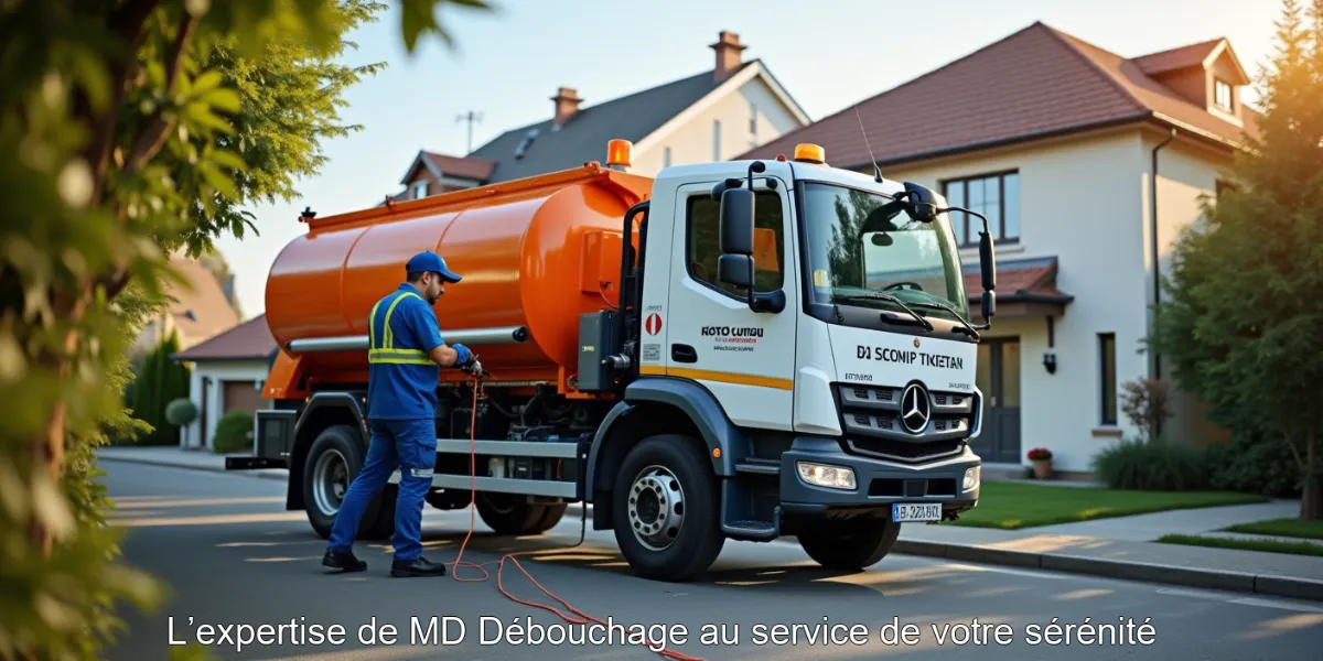 L’expertise de MD Débouchage au service de votre sérénité
