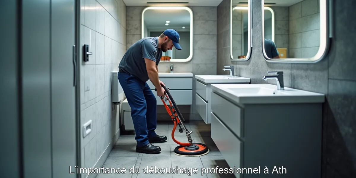 L’importance du débouchage professionnel à Ath