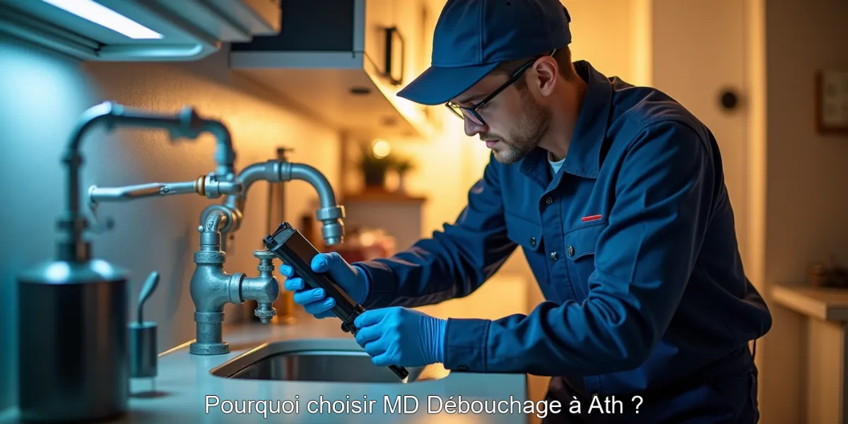 Pourquoi choisir MD Débouchage à Ath ?