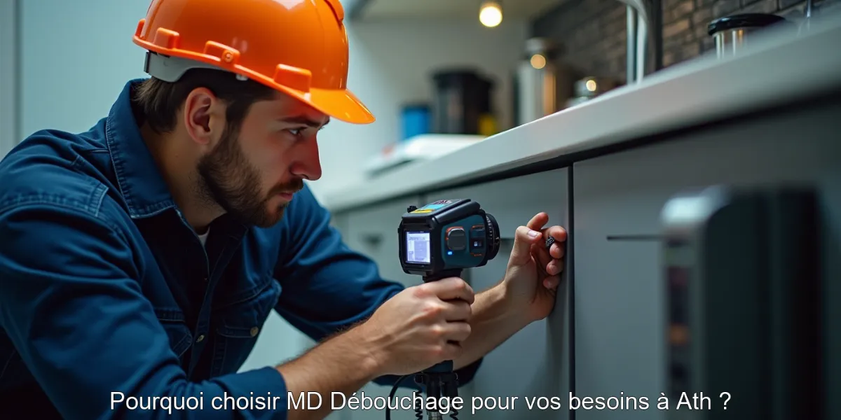 Pourquoi choisir MD Débouchage pour vos besoins à Ath ?