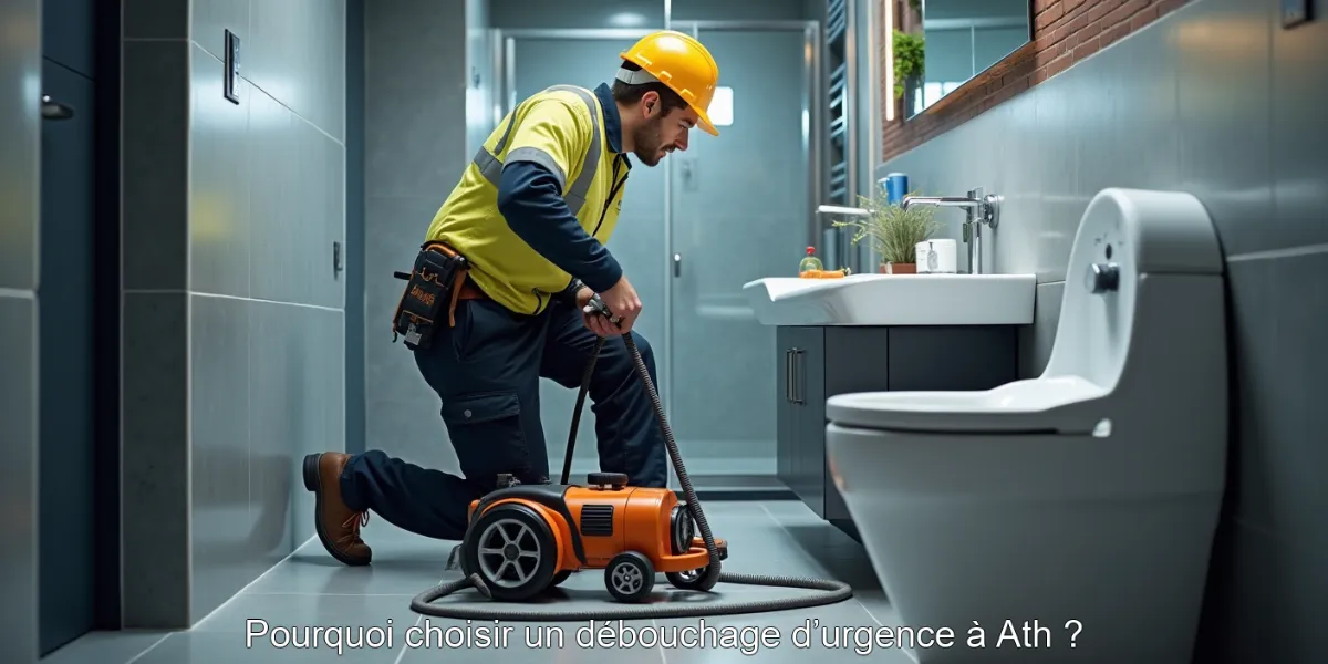 Pourquoi choisir un débouchage d’urgence à Ath ?