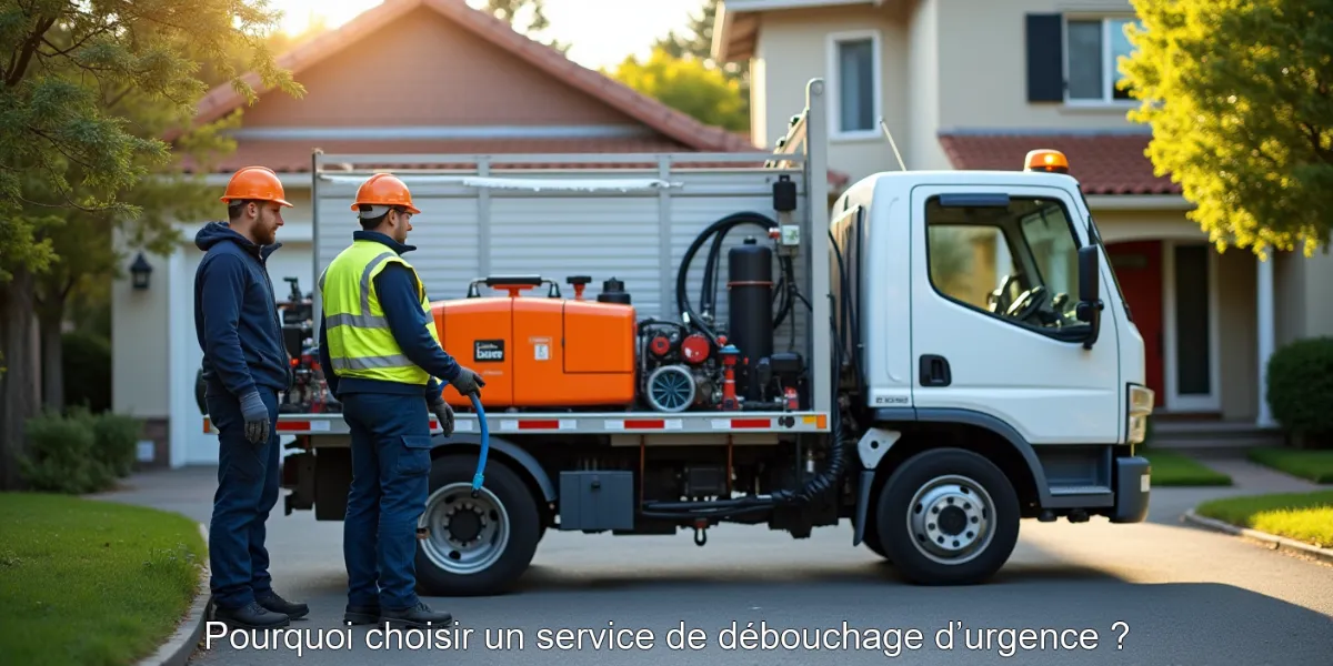 Pourquoi choisir un service de débouchage d’urgence ?