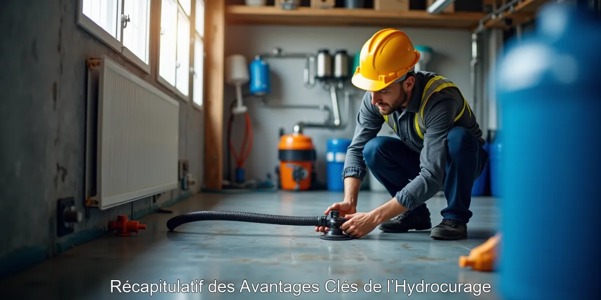 Récapitulatif des Avantages Clés de l’Hydrocurage