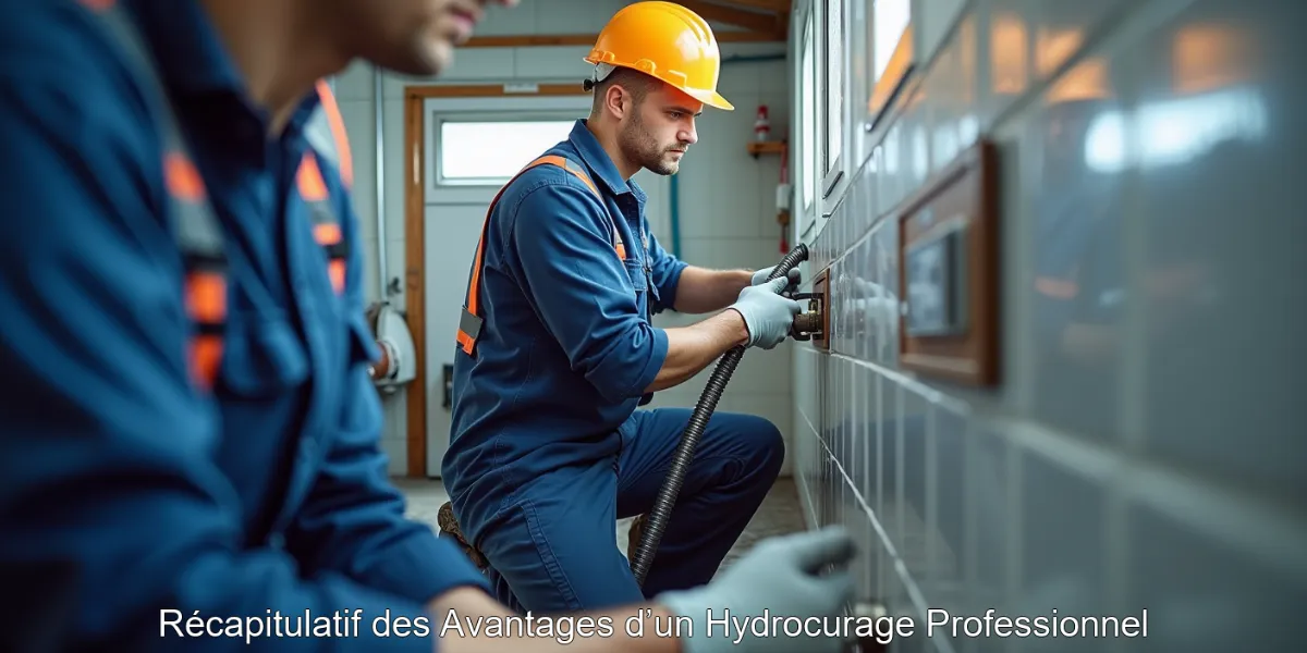 Récapitulatif des Avantages d’un Hydrocurage Professionnel