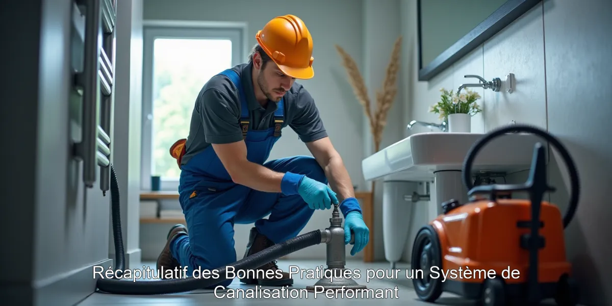 Récapitulatif des Bonnes Pratiques pour un Système de Canalisation Performant