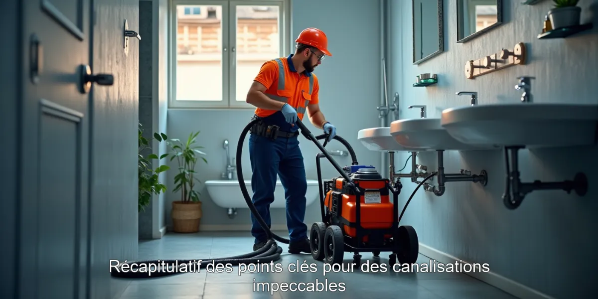 Récapitulatif des points clés pour des canalisations impeccables