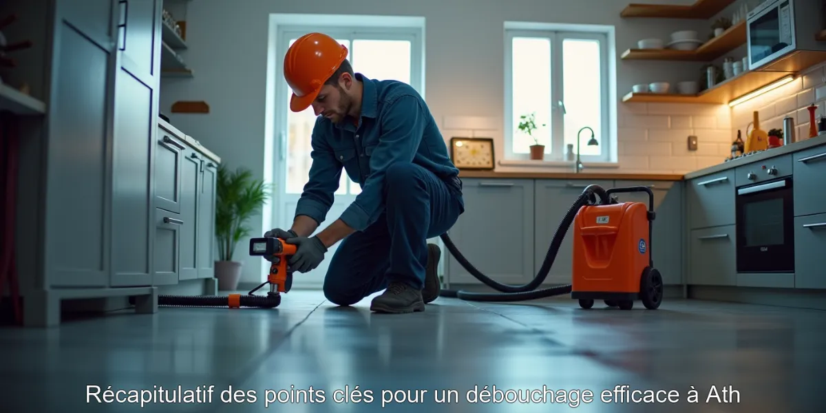 Récapitulatif des points clés pour un débouchage efficace à Ath
