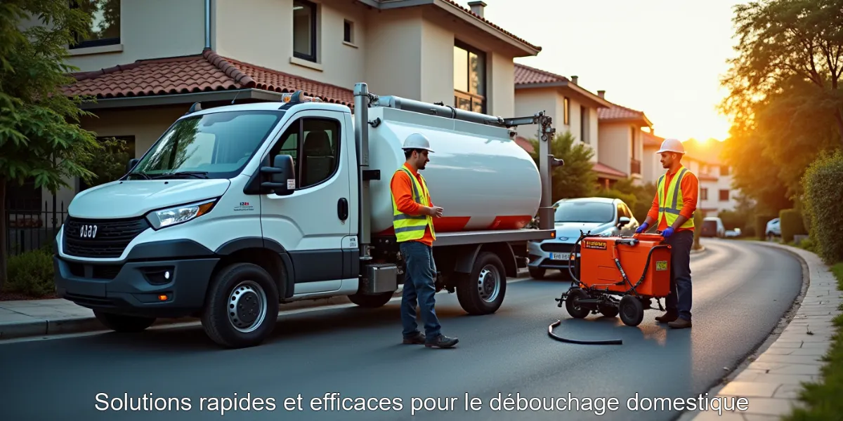 Solutions rapides et efficaces pour le débouchage domestique