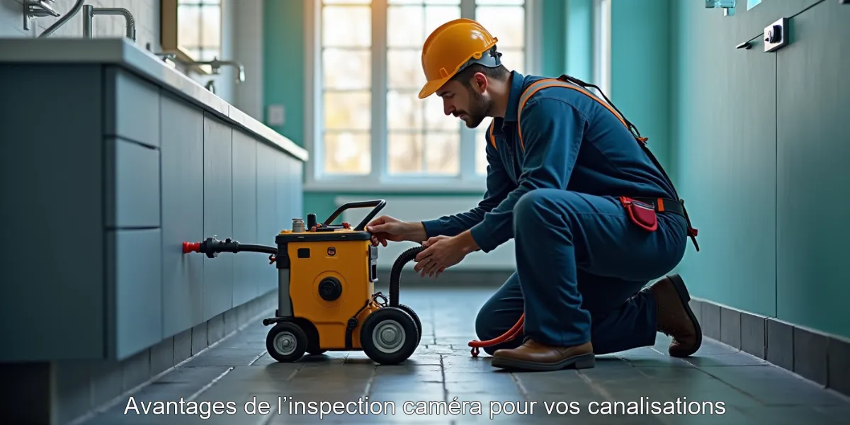 Avantages de l’inspection caméra pour vos canalisations