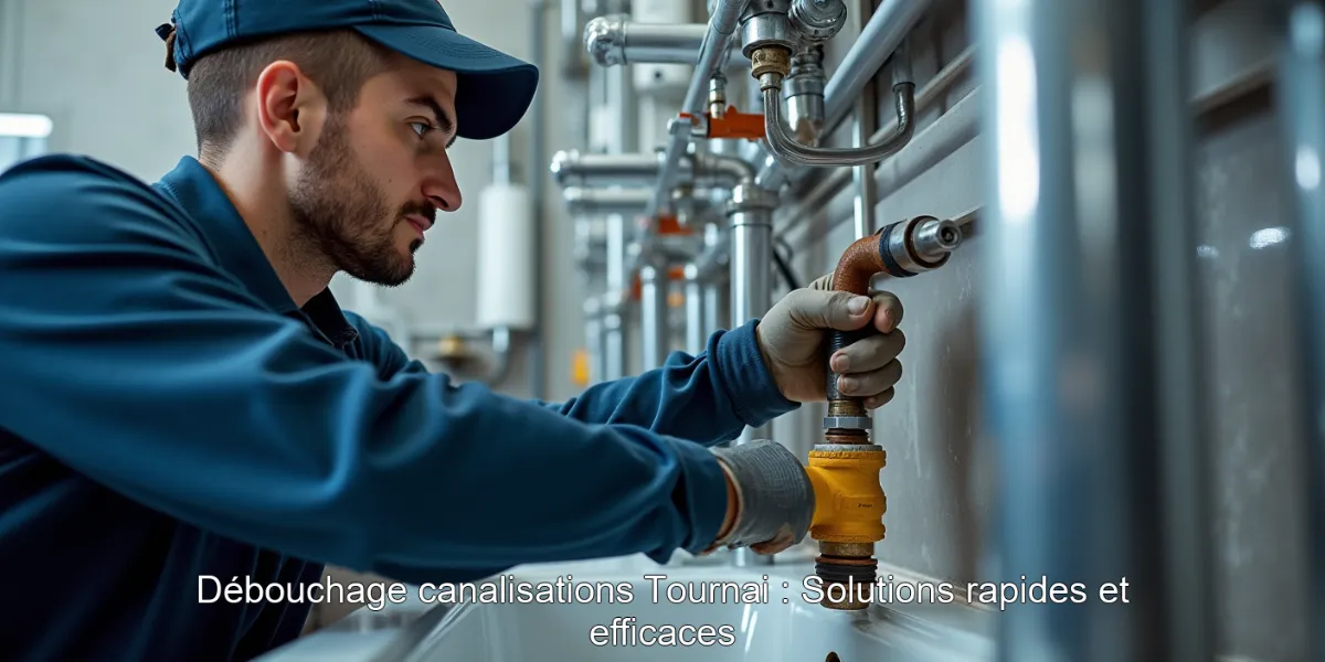 Débouchage canalisations Tournai : Solutions rapides et efficaces