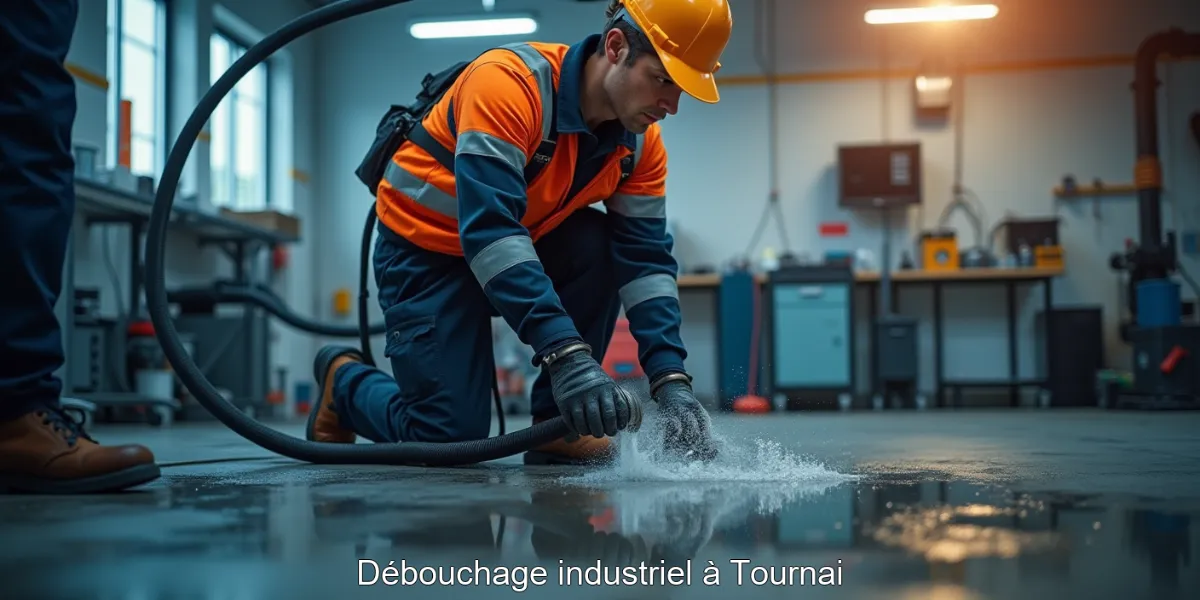 Débouchage industriel à Tournai