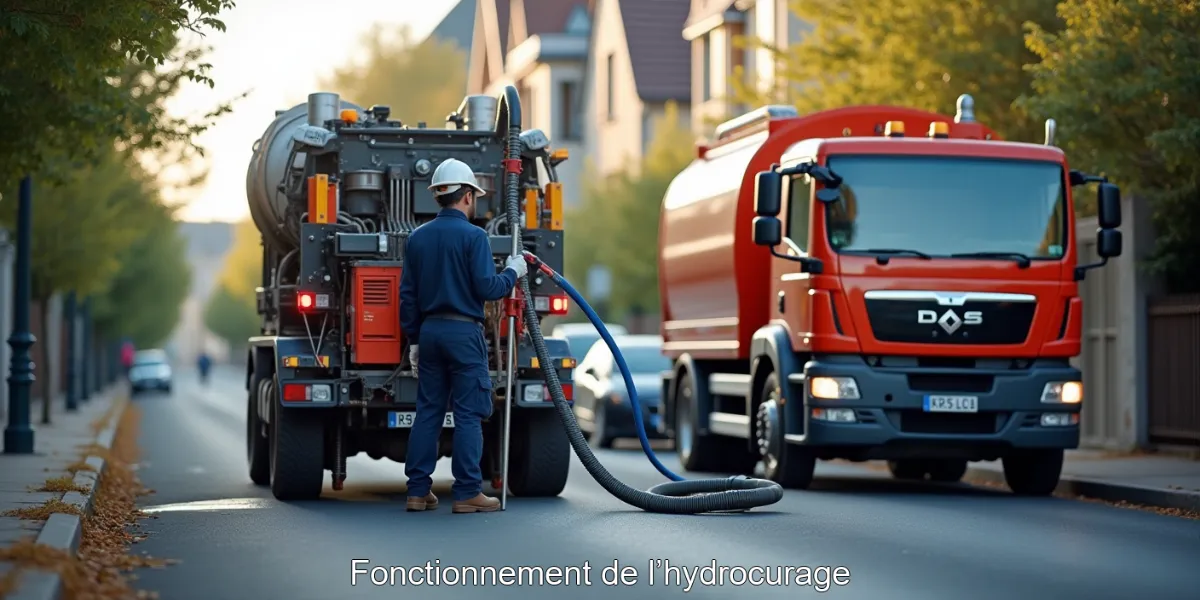 Fonctionnement de l’hydrocurage