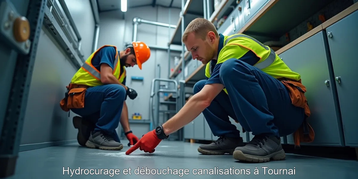 Hydrocurage et débouchage canalisations à Tournai