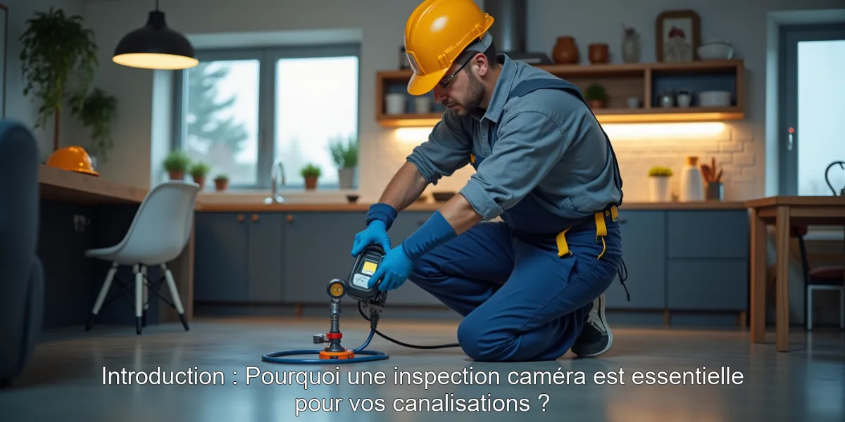 Introduction : Pourquoi une inspection caméra est essentielle pour vos canalisations ?