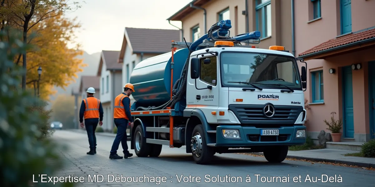 L’Expertise MD Débouchage : Votre Solution à Tournai et Au-Delà
