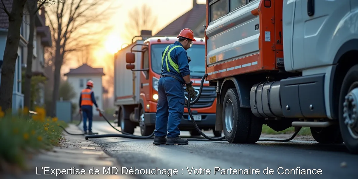 L’Expertise de MD Débouchage : Votre Partenaire de Confiance