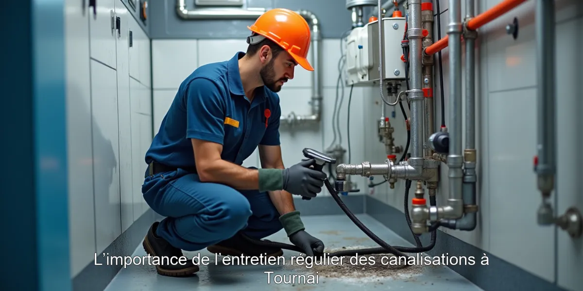 L’importance de l’entretien régulier des canalisations à Tournai
