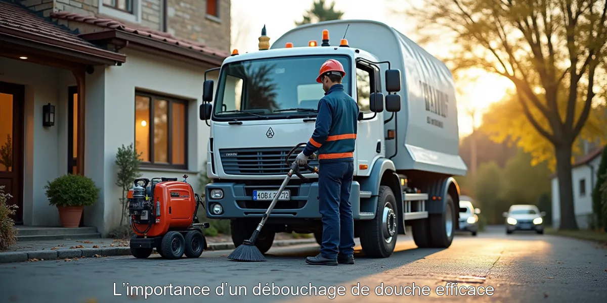 L’importance d’un débouchage de douche efficace