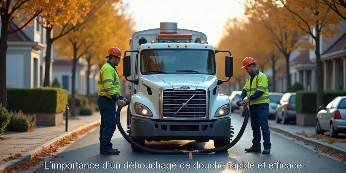 L’importance d’un débouchage de douche rapide et efficace