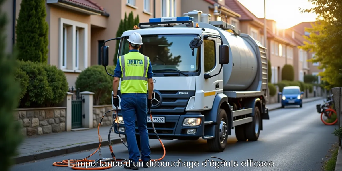L’importance d’un débouchage d’égouts efficace