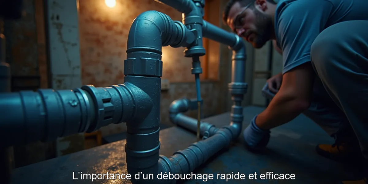 L’importance d’un débouchage rapide et efficace