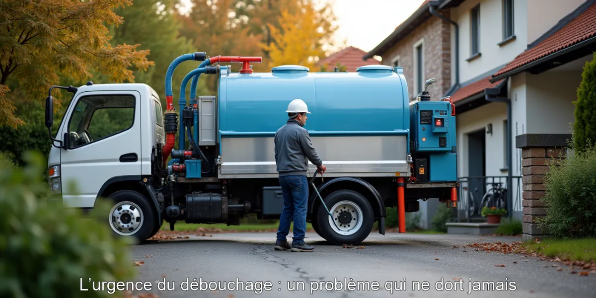 L’urgence du débouchage : un problème qui ne dort jamais