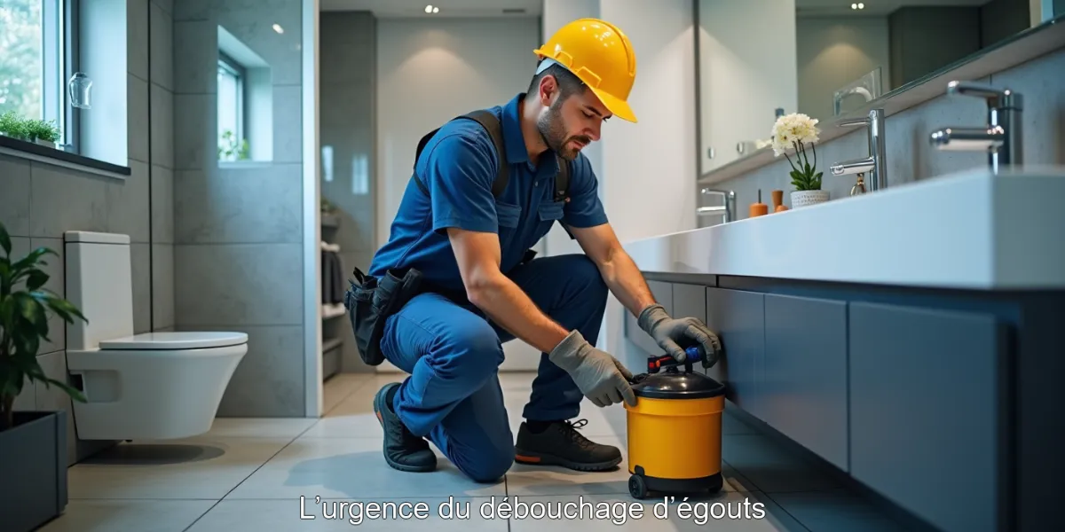 L’urgence du débouchage d’égouts