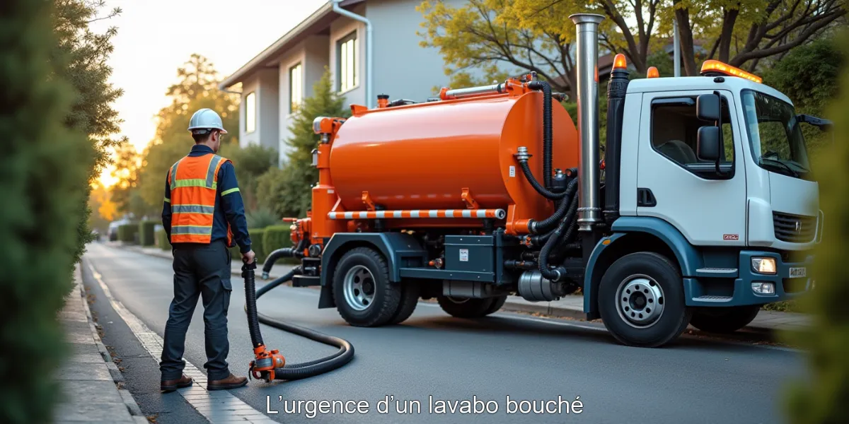 L’urgence d’un lavabo bouché