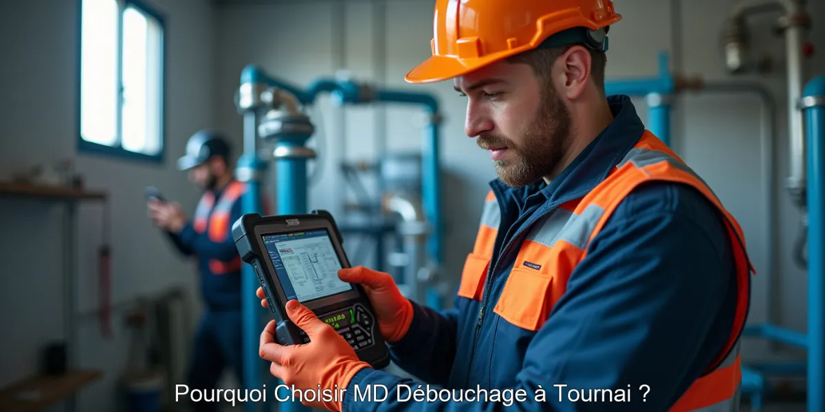 Pourquoi Choisir MD Débouchage à Tournai ?
