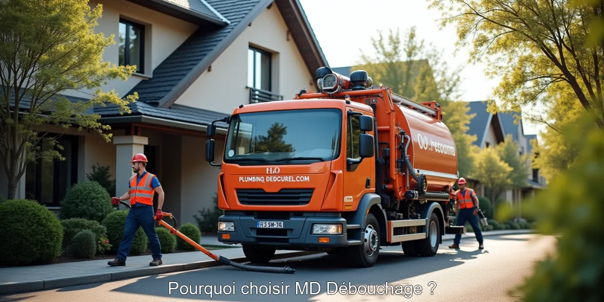 Pourquoi choisir MD Débouchage ?
