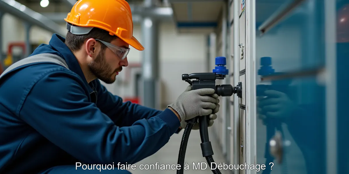 Pourquoi faire confiance à MD Débouchage ?