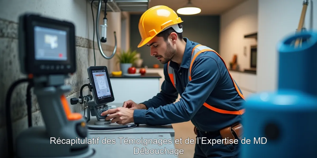 Récapitulatif des Témoignages et de l’Expertise de MD Débouchage