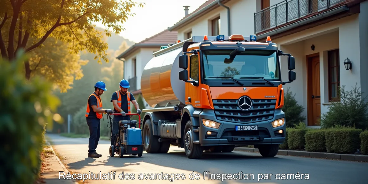 Récapitulatif des avantages de l’inspection par caméra
