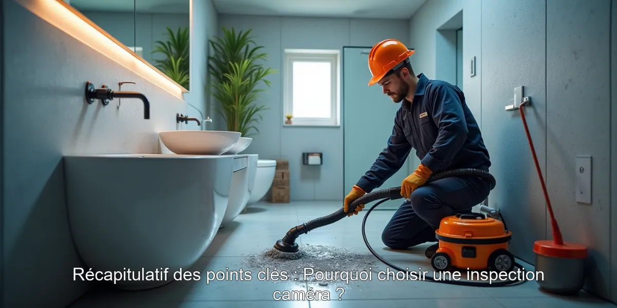 Récapitulatif des points clés : Pourquoi choisir une inspection caméra ?