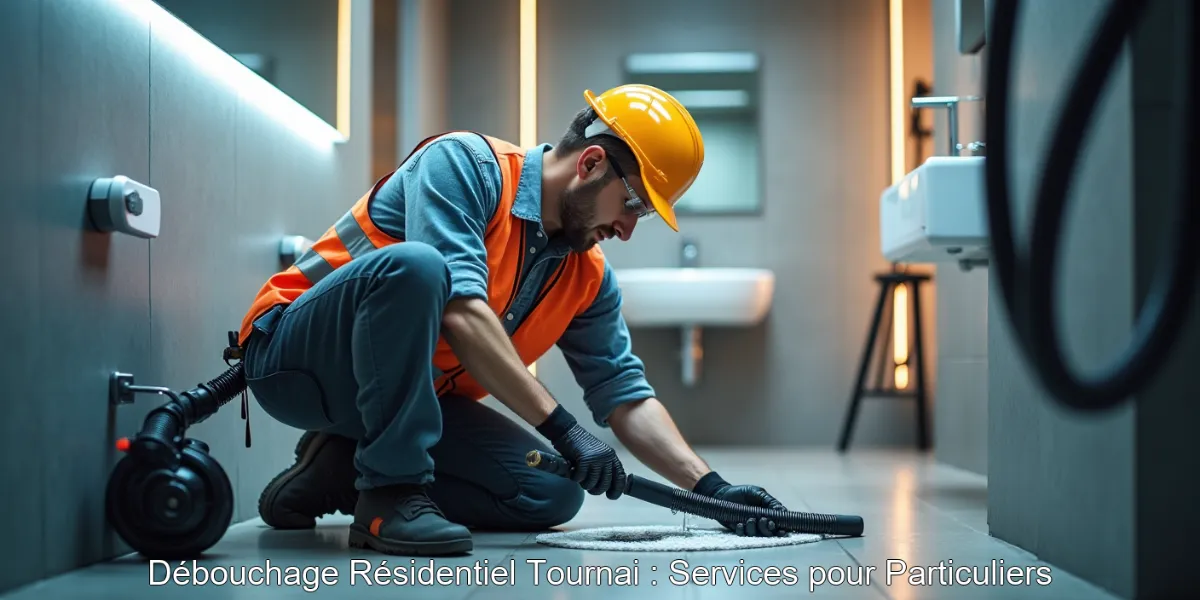 Débouchage Résidentiel Tournai : Services pour Particuliers