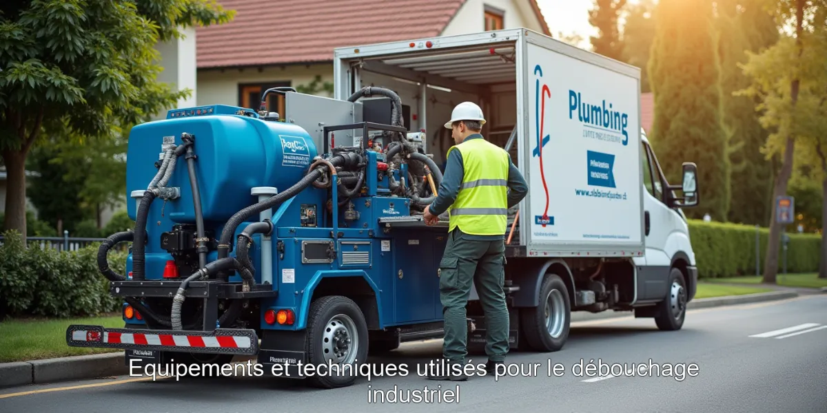 Equipements et techniques utilisés pour le débouchage industriel