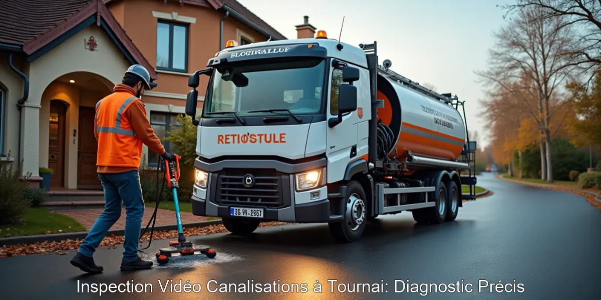 Inspection Vidéo Canalisations à Tournai: Diagnostic Précis