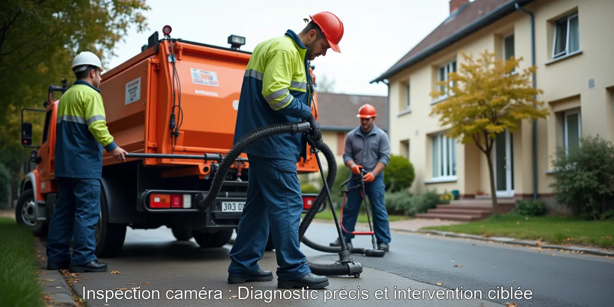 Inspection caméra : Diagnostic précis et intervention ciblée